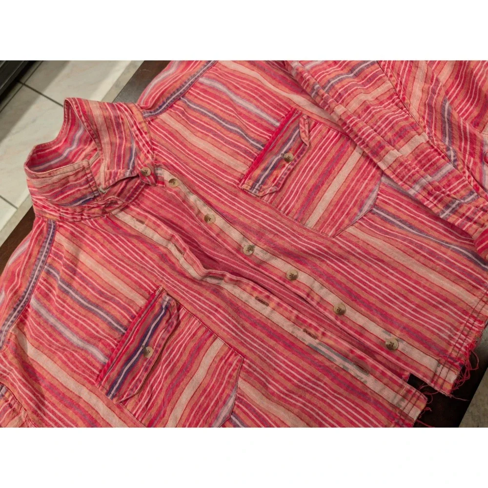 We The Free By Free People All Good Striped Shirt Woman's
